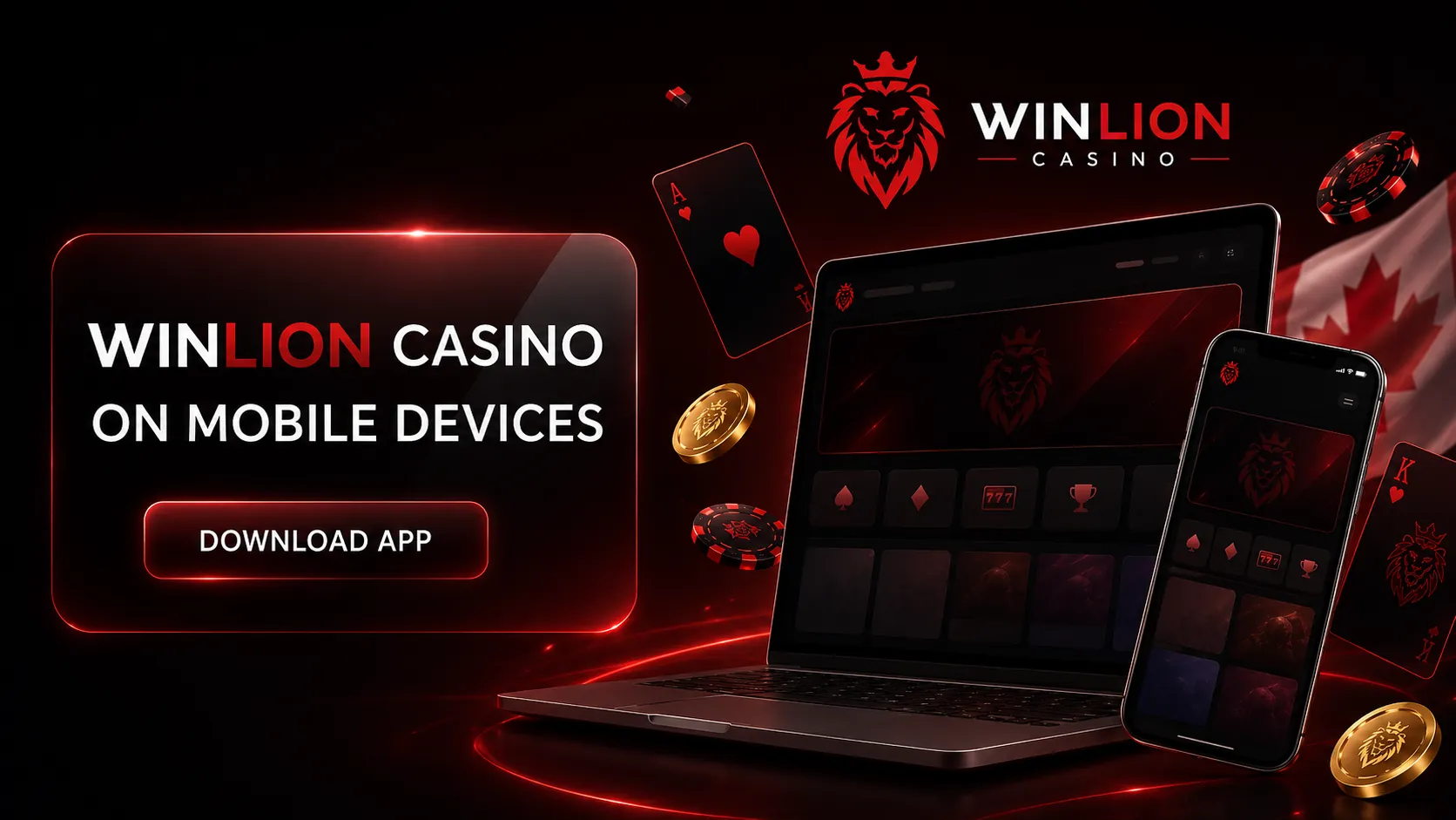 WinLion Casino on Mobile Devices